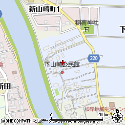 新潟県新潟市南区下山崎713周辺の地図