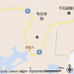 新潟県佐渡市宿根木416周辺の地図