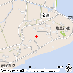 福島県相馬市岩子（宝迫）周辺の地図
