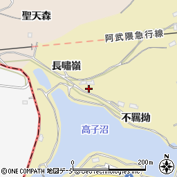 福島県伊達市保原町上保原長嘯嶺5周辺の地図