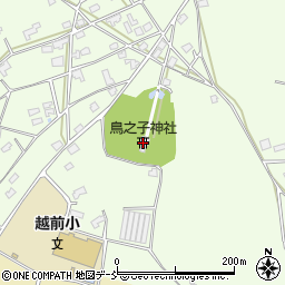 鳥之子神社周辺の地図