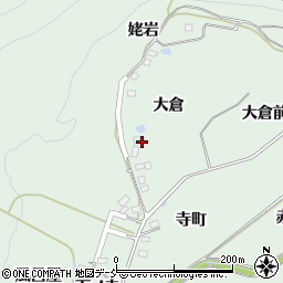 福島県福島市大笹生大倉周辺の地図