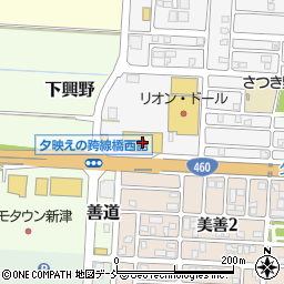 ジョーシン新津店周辺の地図