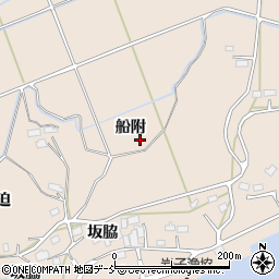 福島県相馬市岩子船附周辺の地図