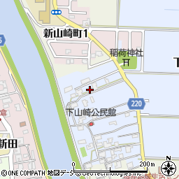 新潟県新潟市南区下山崎733周辺の地図