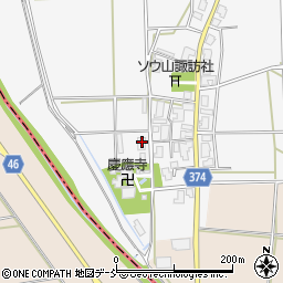 新潟県新潟市西蒲区桑山325周辺の地図