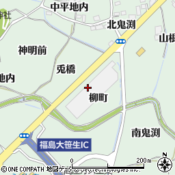 福島県福島市大笹生兎橋1周辺の地図
