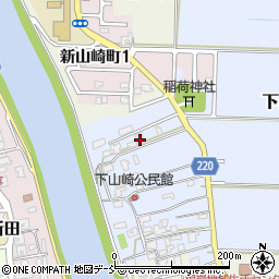 新潟県新潟市南区下山崎735周辺の地図