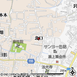 福島県福島市宮代（北口）周辺の地図