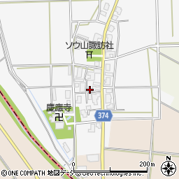 新潟県新潟市西蒲区桑山318周辺の地図