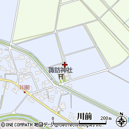 新潟県阿賀野市川前周辺の地図