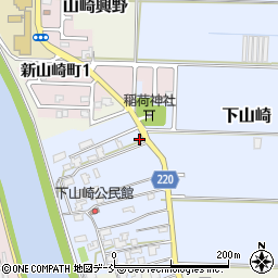 新潟県新潟市南区下山崎741周辺の地図