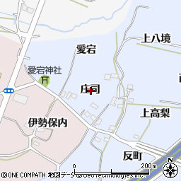 福島県福島市沖高庄司周辺の地図