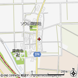 新潟県新潟市西蒲区桑山380周辺の地図