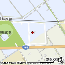 東北電力新津変電所周辺の地図