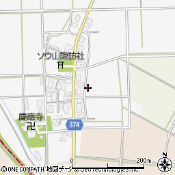 新潟県新潟市西蒲区桑山381周辺の地図