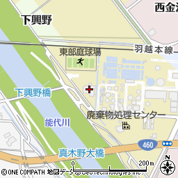 新潟市新津斎場周辺の地図