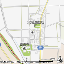 新潟県新潟市西蒲区桑山316周辺の地図