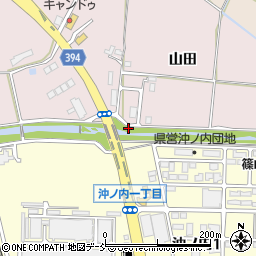 沖川橋周辺の地図
