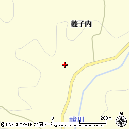 福島県伊達市霊山町大石長畑周辺の地図