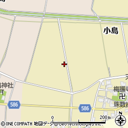 新潟県阿賀野市小島周辺の地図