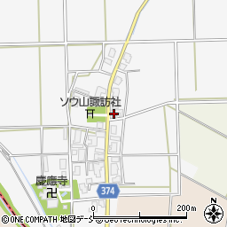 新潟県新潟市西蒲区桑山442周辺の地図
