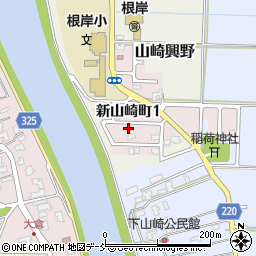 新潟県新潟市南区新山崎町周辺の地図