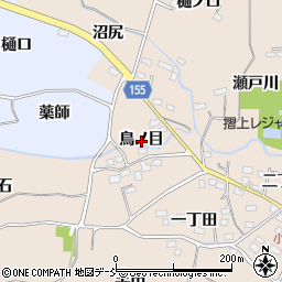 福島県福島市宮代鳥ノ目周辺の地図