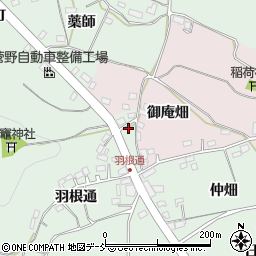 福島県福島市大笹生羽根通周辺の地図