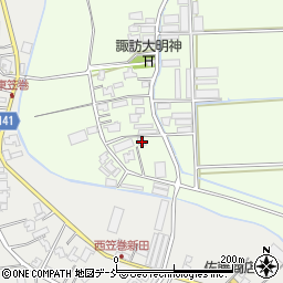 新潟県新潟市南区東笠巻559周辺の地図