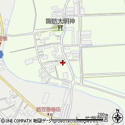 新潟県新潟市南区東笠巻560周辺の地図