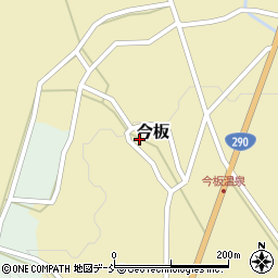 新潟県阿賀野市今板587周辺の地図