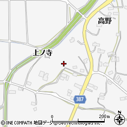 福島県伊達市保原町柱田（上ノ寺）周辺の地図