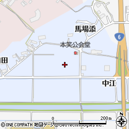 福島県相馬市本笑周辺の地図