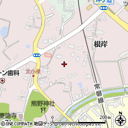福島県相馬市小泉根岸周辺の地図