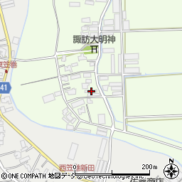 新潟県新潟市南区東笠巻552周辺の地図