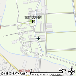 新潟県新潟市南区東笠巻418周辺の地図