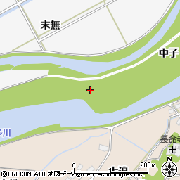 福島県相馬市和田中子周辺の地図