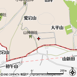福島県伊達市箱崎大平山1周辺の地図