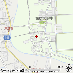新潟県新潟市南区東笠巻549周辺の地図