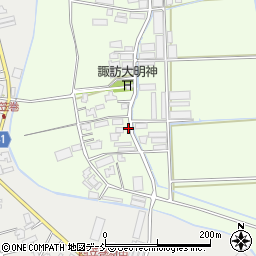 新潟県新潟市南区東笠巻588-1周辺の地図