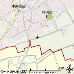 新潟県新潟市西区赤塚666-2周辺の地図
