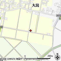 新潟県新潟市西蒲区大潟周辺の地図