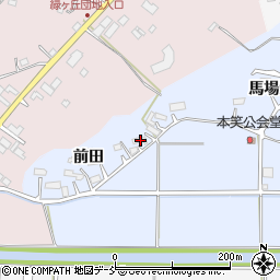 福島県相馬市本笑前田36周辺の地図