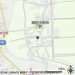 新潟県新潟市南区東笠巻588周辺の地図