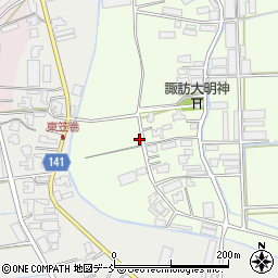 新潟県新潟市南区東笠巻521周辺の地図