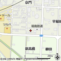 福島県伊達市保原町京門49周辺の地図