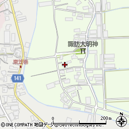 新潟県新潟市南区東笠巻543周辺の地図