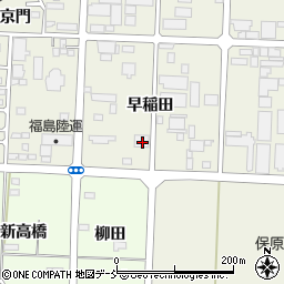 福島県伊達市保原町早稲田19周辺の地図