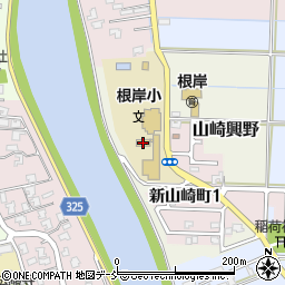 市立根岸小学校周辺の地図